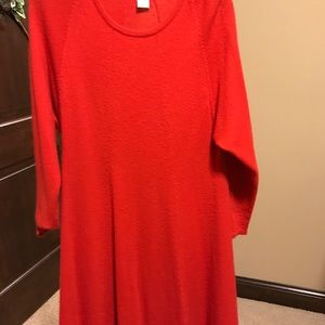 Cashmere red dress